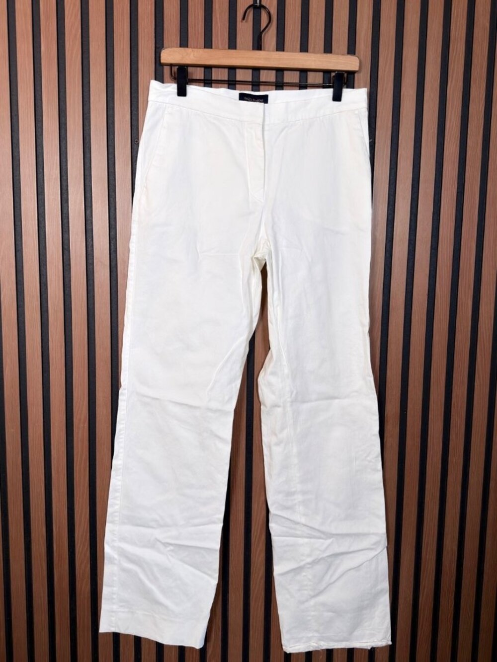 Piazza Sempione Dress Pants IT 46 Cotton Stretch Curpo Fabric Double Lining